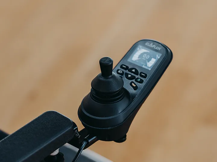 Eloflex foldable power wheelchair with LCD joystick